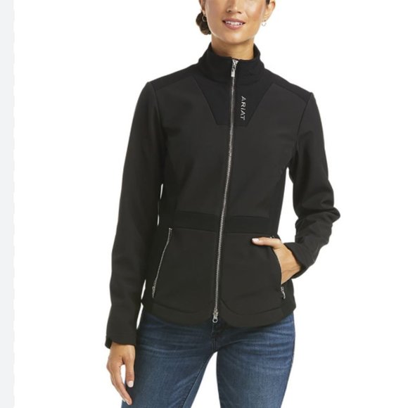 Ariat Jackets & Blazers - Ariat NWOT Black Salient Fitted Fleece Lined Water Repellent Jacket Women's sz S